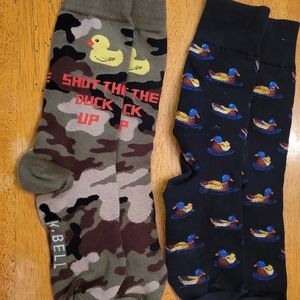 2 pair DUCK Socks Men's K.BELL